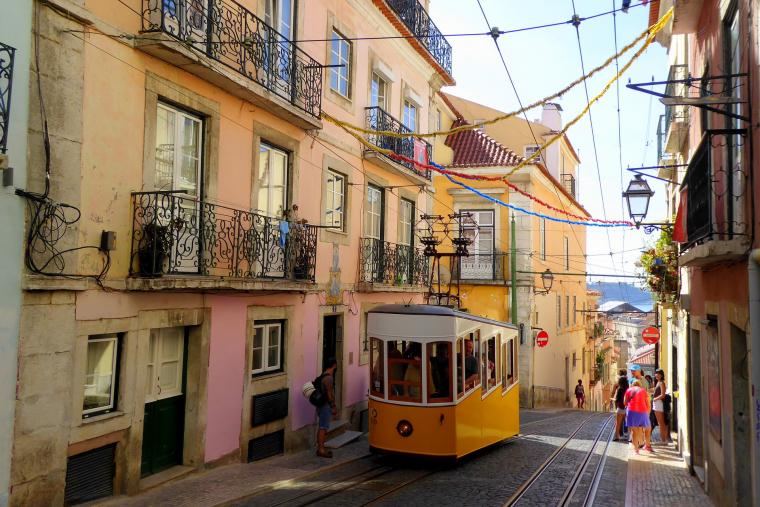 Lissabon als een van de steden in Portugal